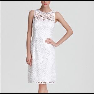 Adrianna Papell evening dress white